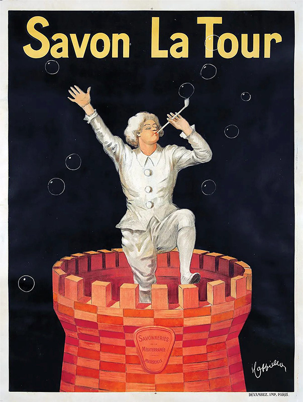Lithographie publicitaire : Savon La Tour