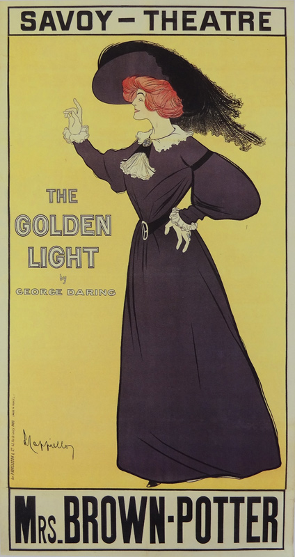 Lithographie publicitaire : Savoy-Theater