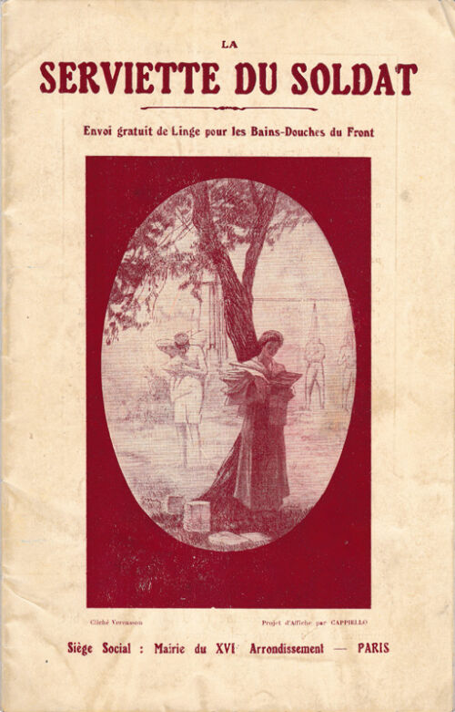 Lithographie publicitaire : Serviette du Soldat (La)