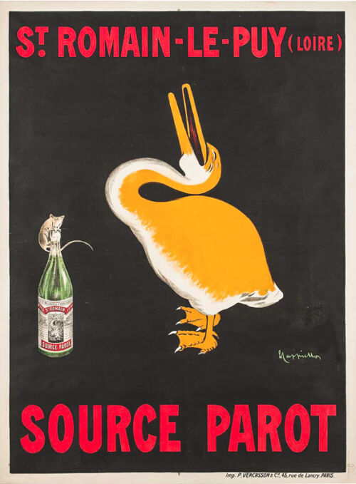 Lithographie publicitaire : Source Parot