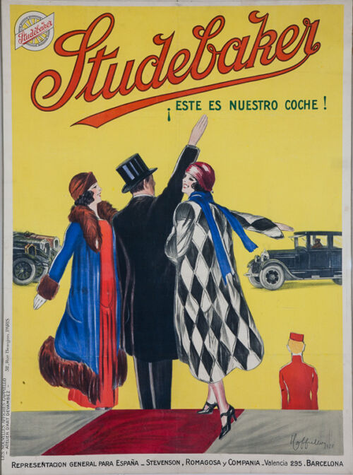 Lithographie publicitaire : Studebaker