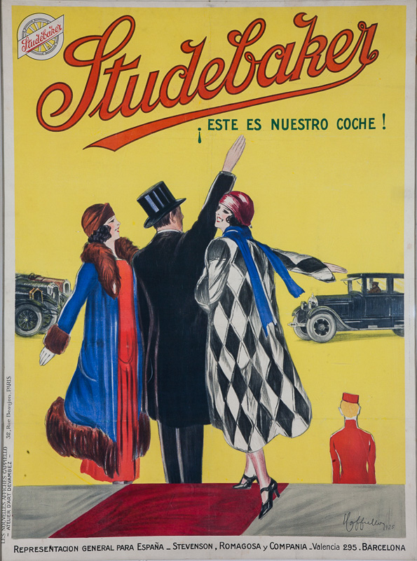 Lithographie publicitaire : Studebaker