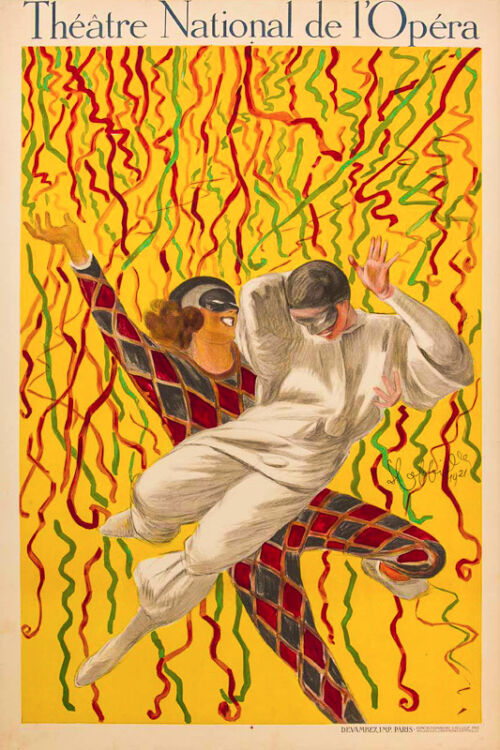 Lithographie publicitaire : Théâtre National de l'Opéra