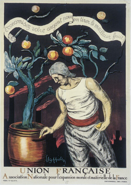 Lithographie publicitaire : Union Française