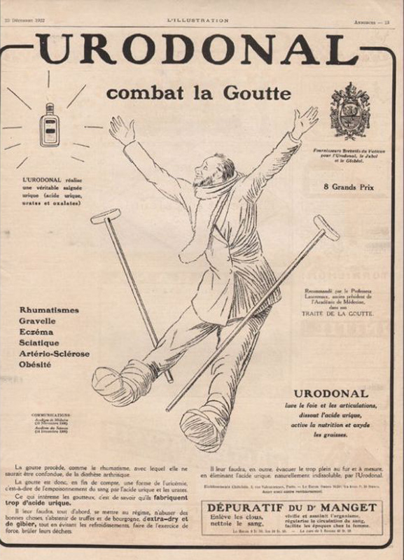 Advertising lithograph: Urodonal