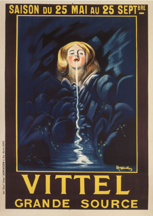 Lithographie publicitaire : Vittel