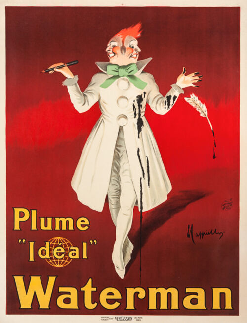 Lithographie publicitaire : Waterman