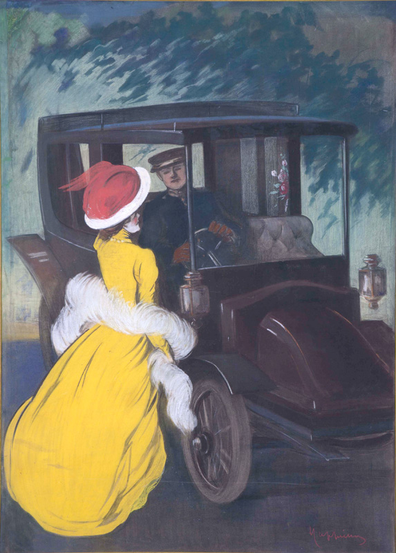 Maquette publicitaire : Automobiles Charron