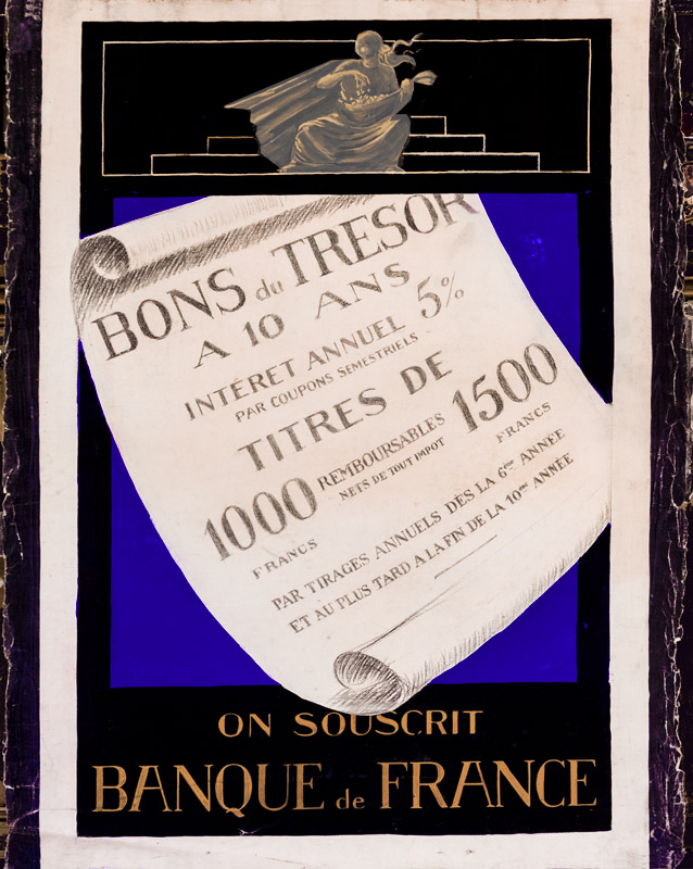 Maquette publicitaire : Banque de France