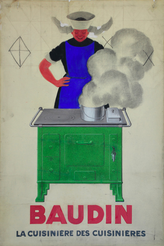 Advertising lithograph: Baudin