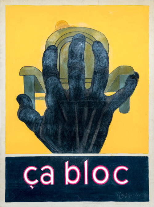 Maquette publicitaire : Ça Bloc