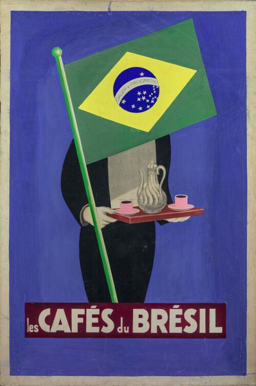 Maquette publicitaire : Cafés du Brésil (Les)
