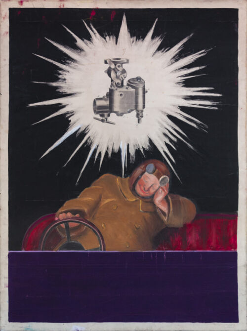 Maquette publicitaire : Carburateur