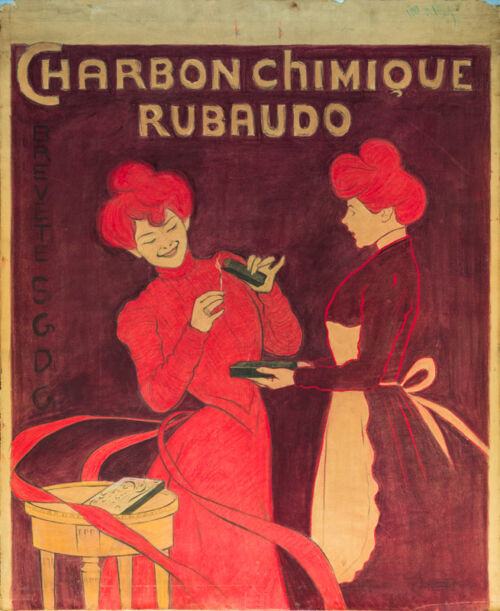 Maquette publicitaire : Charbon Chimique Rubaudo