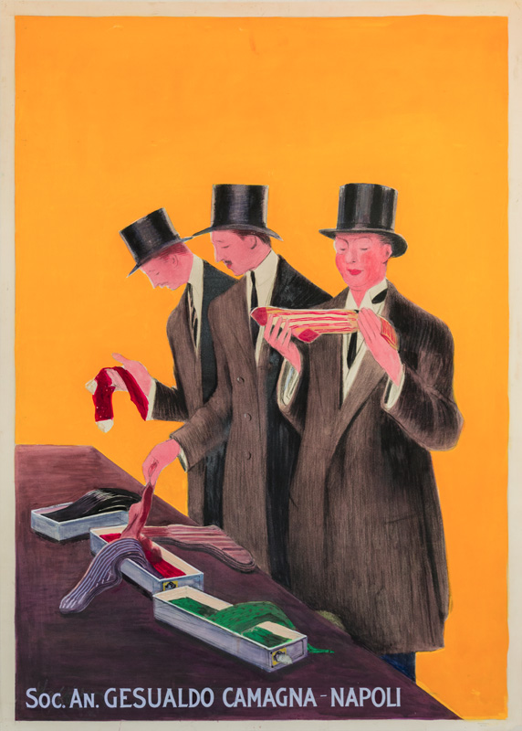 Advertising maquette: Socks