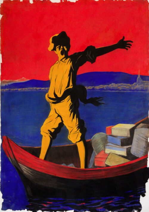 Maquette publicitaire : Chocolat du Léman