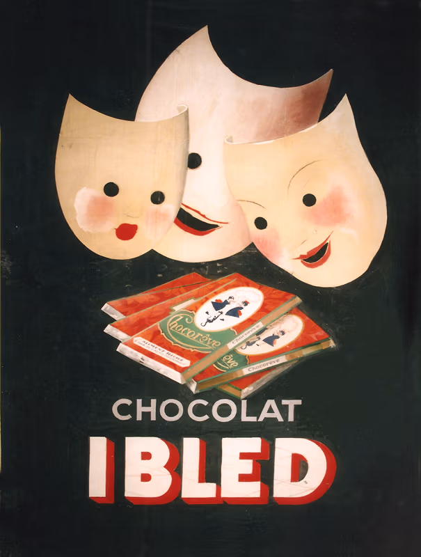 Advertising sketch photo: Chocolate