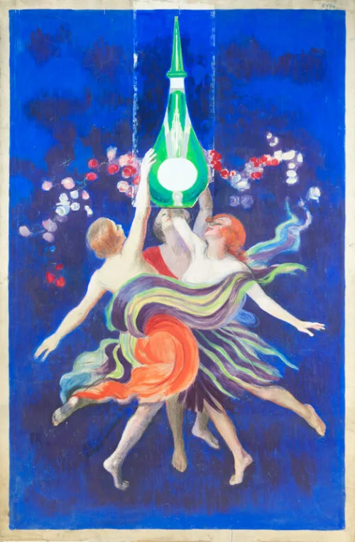 1921 - Trois grâces dansent autour d'une bouteille - Leonetto Cappiello