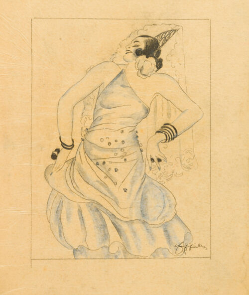 Maquette publicitaire : Conchita Supervia / Frasquita