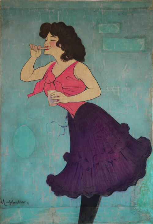 Maquette publicitaire : Dentifrice