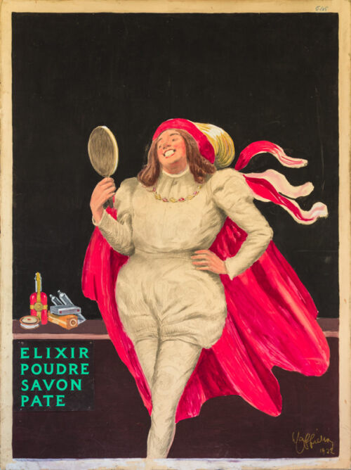 Maquette publicitaire : Dentifrices des Bénédictins