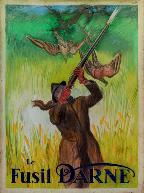 Maquette publicitaire : Fusil Darne (Le)