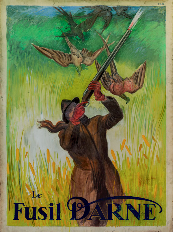 Advertising maquette: The Darne Rifle