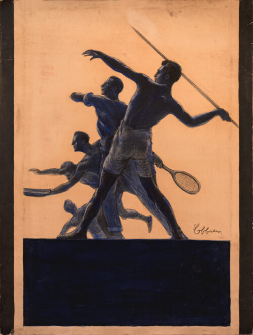 Maquette publicitaire : Jeux Olympiques