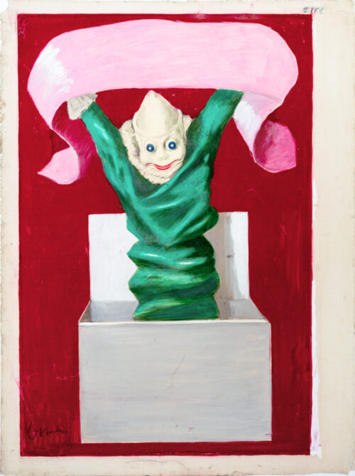 Maquette publicitaire : Jouets 1922