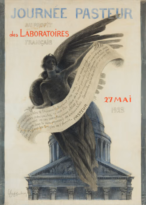 Advertising maquette: Pasteur Day