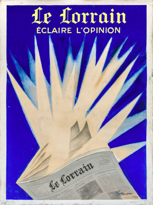 Maquette publicitaire : Lorrain (Le)