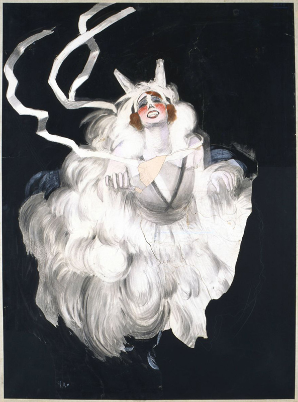 Maquette publicitaire : Mistinguett / Casino de Paris