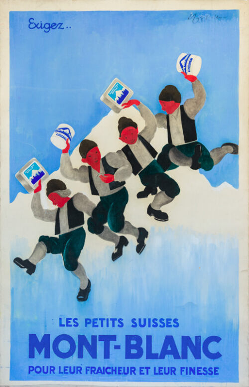 Maquette publicitaire : Mont-Blanc