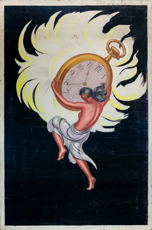 Maquette publicitaire : Montre