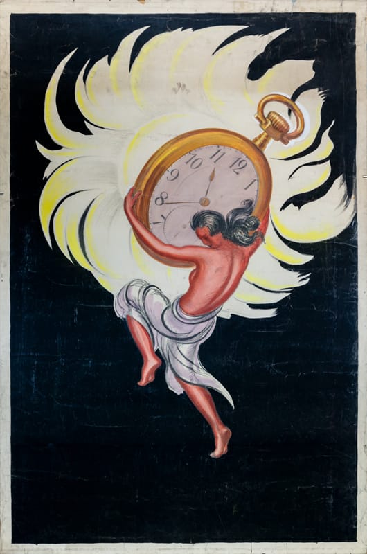 Maquette publicitaire : Montre