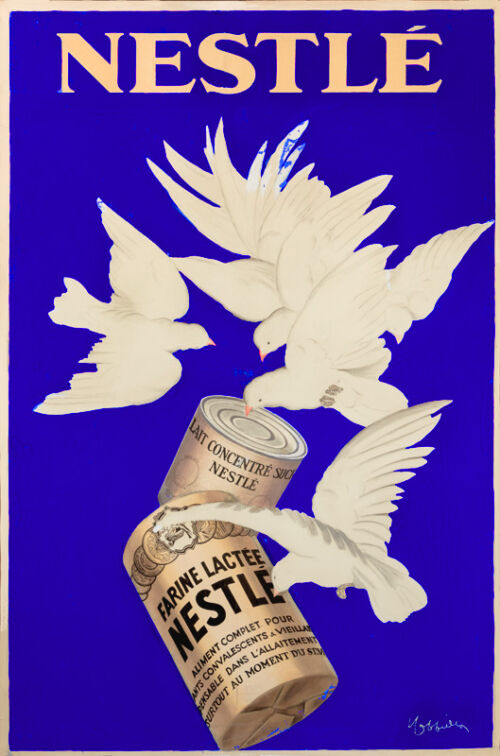 Maquette publicitaire : Nestlé