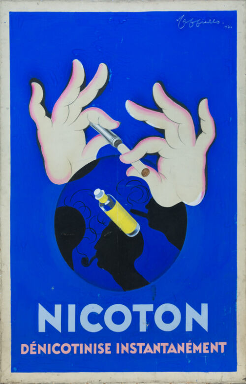 Maquette publicitaire : Nicoton