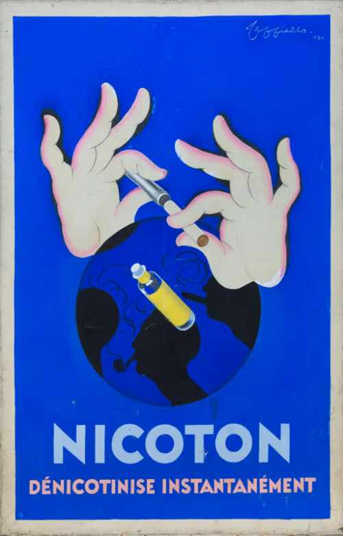 Maquette publicitaire : Nicoton