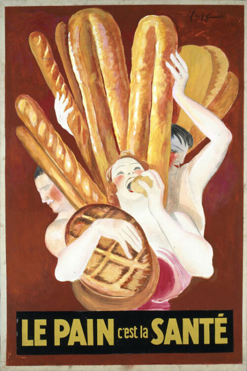Advertising maquette: Bread is health (The)