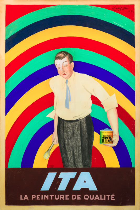 Maquette publicitaire : Peinture ITA