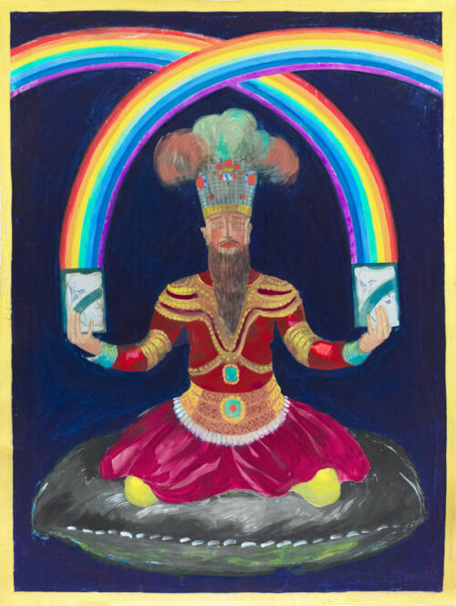 Maquette publicitaire : Sachet Persan