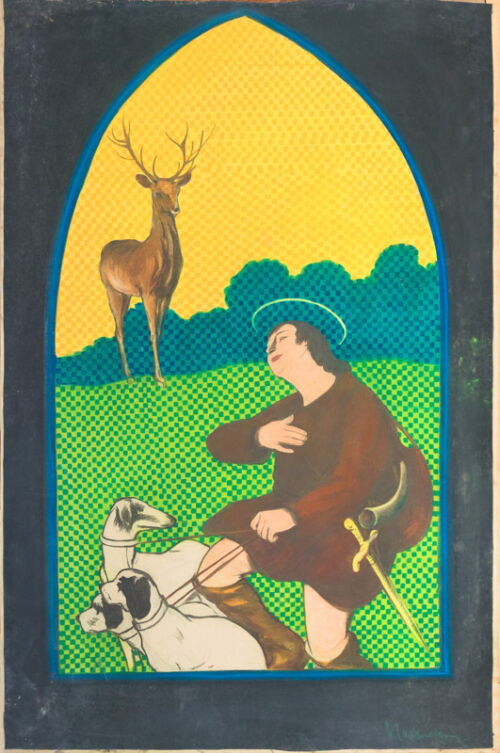 Maquette publicitaire : Saint Hubert