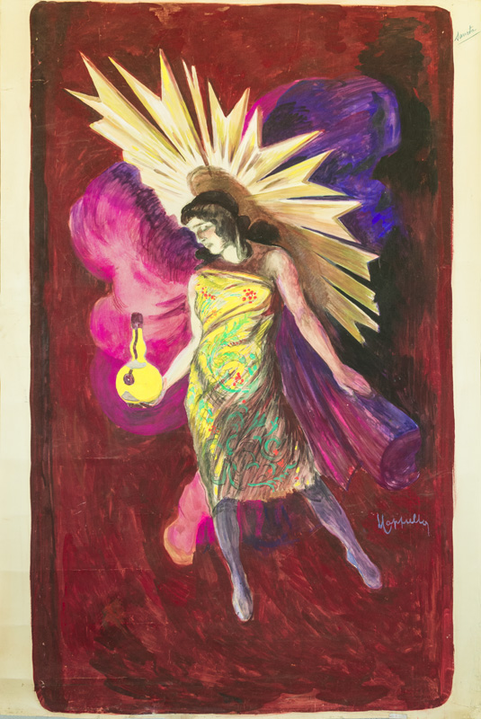 Advertising maquette: Sancta