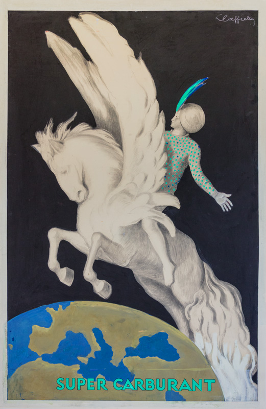 Advertising maquette: Super Fuel