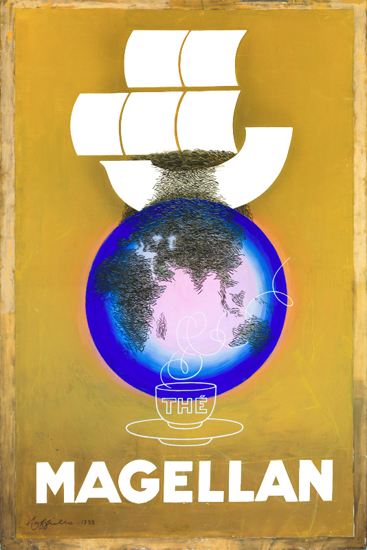 Advertising sketch photo: Thé Magellan