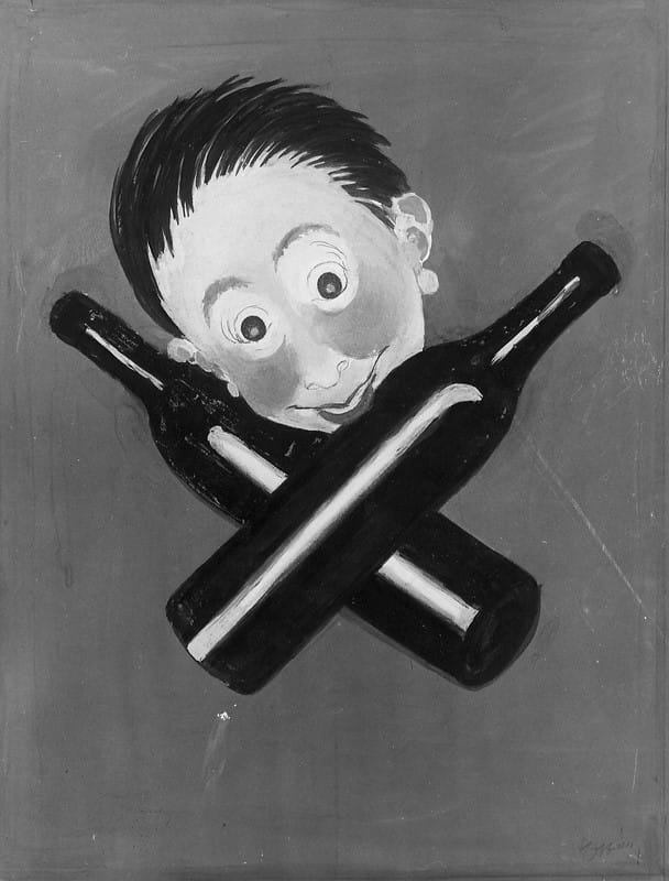 Photo d'esquisse publicitaire : Vin