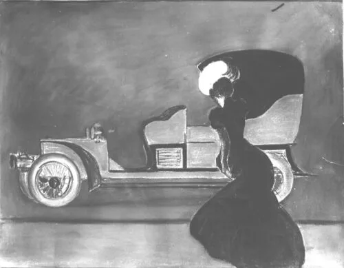 Photo d'esquisse publicitaire : Automobile