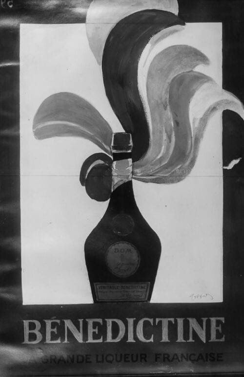 Photo d'esquisse publicitaire : Bénédictine