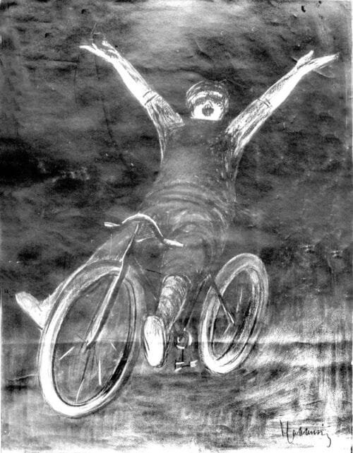 Photo d'esquisse publicitaire : Bicyclette Automoto