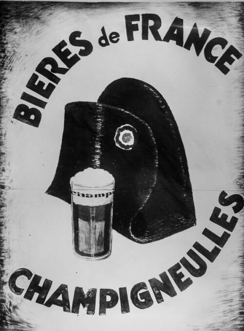 Photo d'esquisse publicitaire : Bières de France